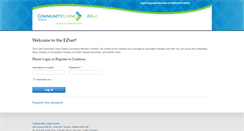 Desktop Screenshot of eznet.communitylivingontario.ca